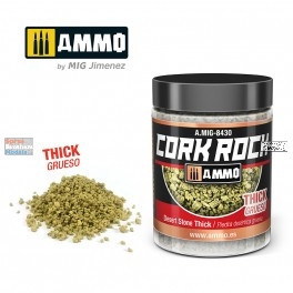 AMM8430 AMMO by Mig Cork Rock - Desert Stone Thick 100ml