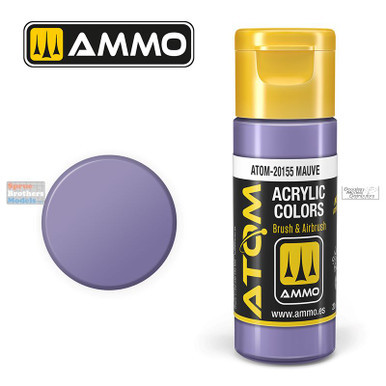 AMMAT20155 AMMO by Mig ATOM Acrylic Paint -  Mauve (20ml)