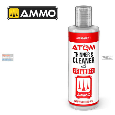AMMAT20511 AMMO by Mig ATOM Acrylic Paint - Thinner & Cleaner with Retarder (60ml)