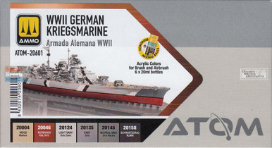 AMMAT20601 AMMO by Mig ATOM Paint Set - WW2 German Kriegsmarine