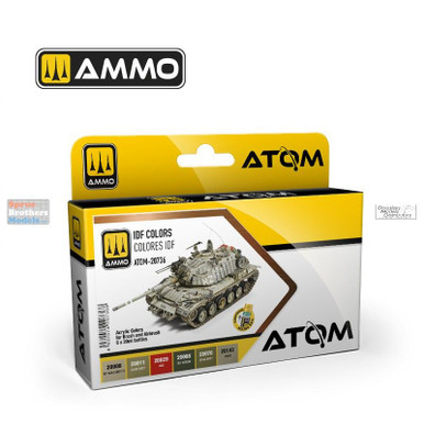 AMMAT20736 AMMO by Mig ATOM Paint Set - IDF Colors