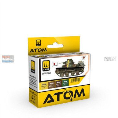 AMMAT20750 AMMO by Mig ATOM Paint Set - Early WW2 Japanese Army Colors