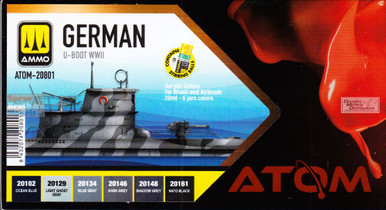 AMMAT20801 AMMO by Mig ATOM Paint Set - German WW2 U-Boot