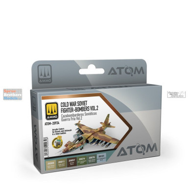 AMMAT20934 AMMO by Mig ATOM Paint Set - Cold War Soviet Fighter-Bombers Vol 2