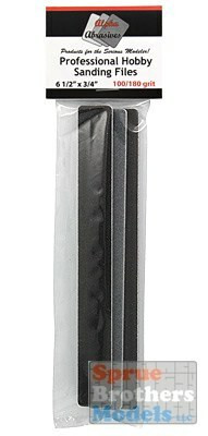 APA0311 Alpha Abrasives 3/4" Professional Sanding Files - Coarse (100/180 grit)