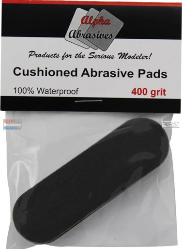 APA0904 Alpha Abrasives Cushioned Abrasive Pads 400 grit (refill for Flexible Detail Sander)