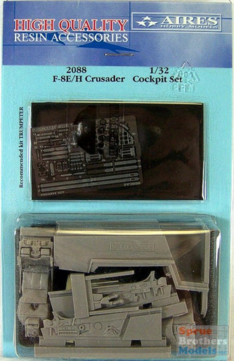 ARS2088 1:32 Aires Cockpit - F-8E F-8H Crusader (TRP kit) #2088