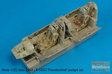 ARS2163 1:32 Aires F-105G Thunderchief Cockpit Set (TRP kit) #2163