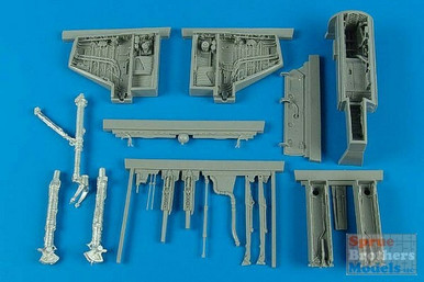 ARS2172 1:32 Aires A-4E A-4F Skyhawk Wheel Bay & Gun Bay Set (TRP kit) #2172