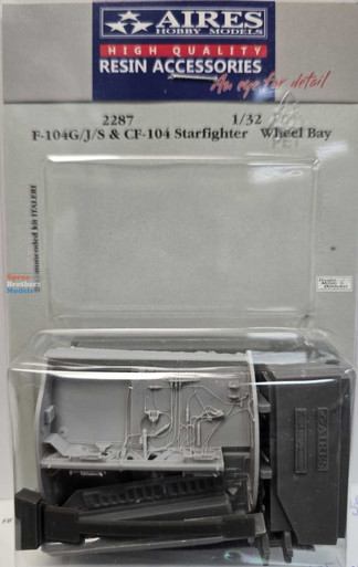 ARS2287 1:32 Aires F-104G F-104J F-104S CF-14 Starfighter Wheel Bay Set (ITA kit)