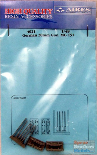 ARS4021 1:48 Aires German 20mm Gun MG 151 #4021