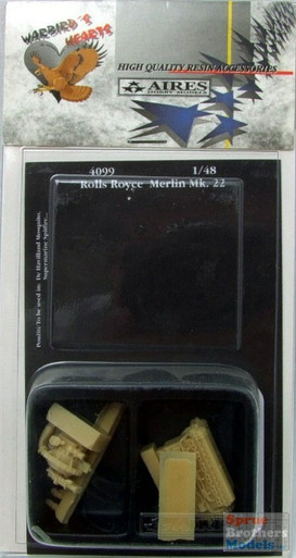ARS4099 1:48 Aires Rolls Royce Merlin Mk 22 Engine #4099