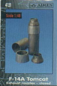 ARS4121 1:48 Aires F-14A Tomcat Exhaust Nozzles Closed #4121
