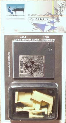 ARS4199 1:48 Aires AV-8B Harrier II Plus Cockpit Set (HAS kit) #4199