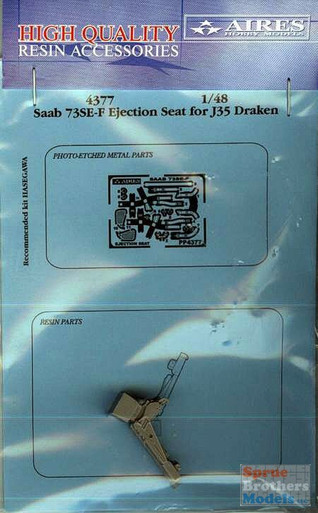 ARS4377 1:48 Aires Saab 73SE-F Ejection Seat for J35 Draken #4377
