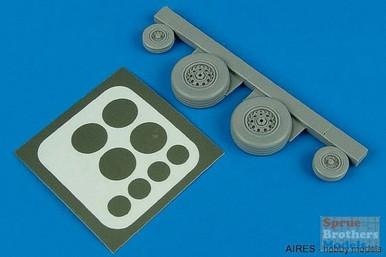 ARS4415 1:48 Aires Phantom FGR.2 Wheels & Paint Mask Set (HAS/REV kit) #4415