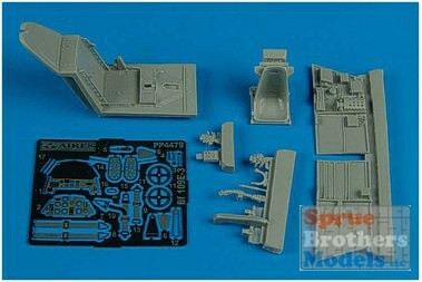 ARS4479 1:48 Aires Bf 109E-3 Cockpit Set (ACA kit) #4479