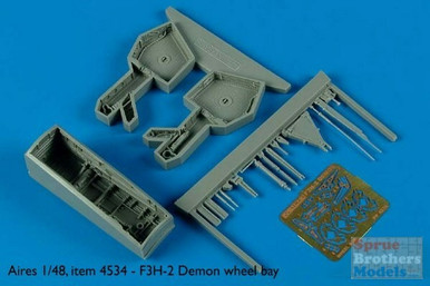 ARS4534 1:48 Aires F3H-2 Demon Wheel Bay Set (HBS kit) #4534