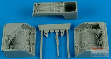ARS4569 1:48 Aires MiG-23 Flogger Wheel Bay Set (TRP kit)