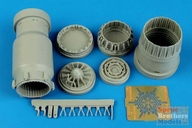 ARS4594 1:48 Aires MiG-23 Flogger Exhaust Nozzles Opened (TRP kit)