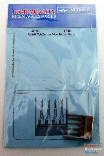 ARS4678 1:48 Aires M-60 7.62mm Machine Gun Set