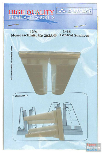 ARS4691 1:48 Aires Me 262A/B Control Surfaces (HBS kit)