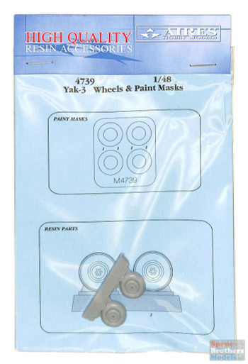 ARS4739 1:48 Aires Yak-3 Wheels & Paint Mask