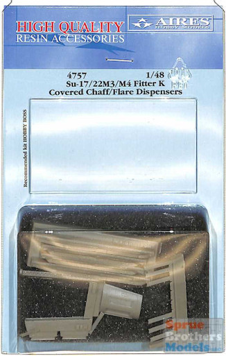 ARS4757 1:48 Aires Su-17 Su-22M3 Su-22M4 Fitter K Covered Chaff/Flare Dispensers (HBS kit)