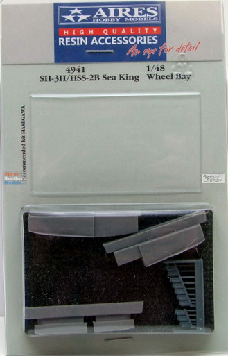 ARS4941 1:48 Aires SH-3H HSS-2B Sea King Wheel Bay Set (HAS kit)