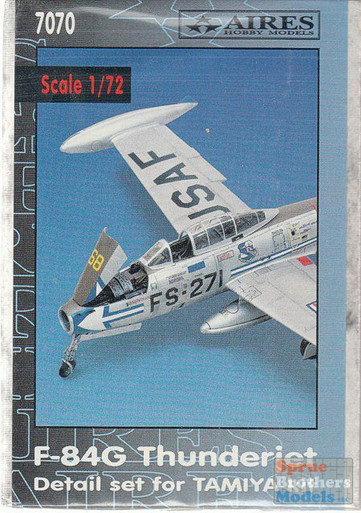 ARS7070 1:72 Aires F-84G Thunderjet Detail Set (TAM kit) #7070