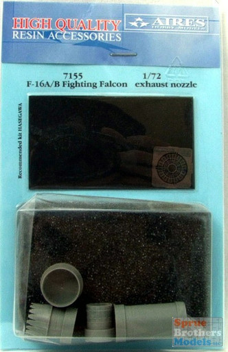 ARS7155 1:72 Aires F-16A F-16B Falcon Exhaust Nozzle Set (HAS kit) #7155