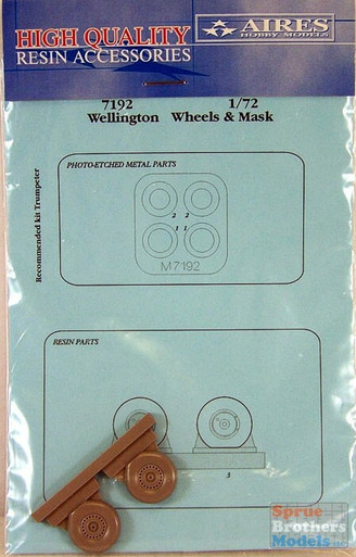 ARS7192 1:72 Aires Wellington Wheels & Mask Set (TRP kit) #7192