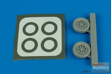 ARS7223 1:72 Aires A-1H Skyraider US Navy Wheels & Paint Mask Set (HAS kit) #7223
