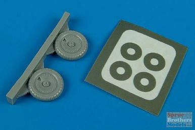 ARS7237 1:72 Aires Fw 190A-5/A-9 Wheels & Paint Mask #7237
