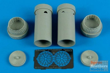 ARS7286 1:72 Aires F-14A Tomcat Exhaust Nozzle Set - Open (HBS kit)