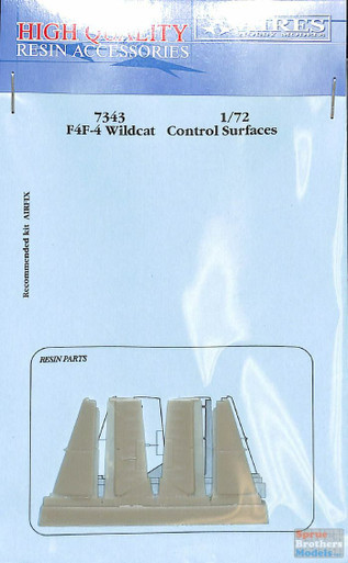 ARS7343 1:72 Aires F4F-4 Wildcat Control Surfaces (AFX kit)