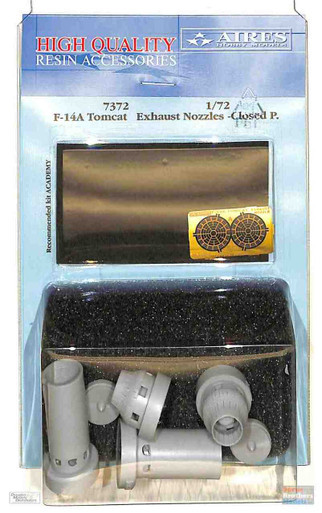 ARS7372 1:72 Aires F-14 Tomcat Exhaust Nozzles Closed (ACA kit)