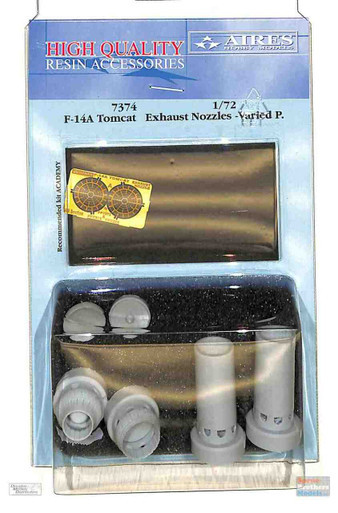 ARS7374 1:72 Aires F-14A Tomcat Exhaust Nozzles-Varied (ACA kit)