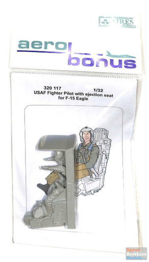 ARSAB320117 1:32 AeroBonus USAF F-15 Eagle Fighter Pilot with Ejection Seat