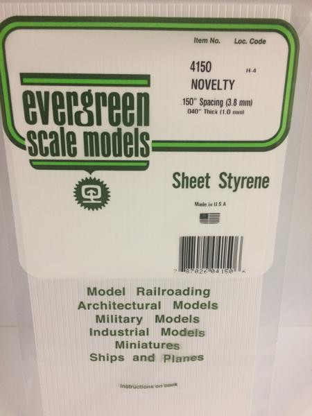 Novelty Siding .150 Spacing