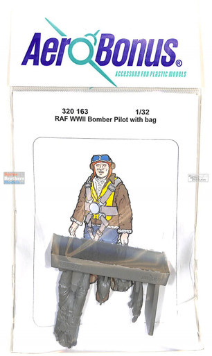 ARSAB320163 1:32 AeroBonus RAF WWII Bomber Pilot with Bag