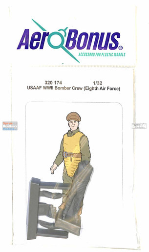 ARSAB320174 1:32 AeroBonus USAAF WW2 Bomber Crew (8th Air Force) Figure