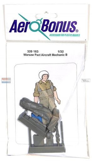ARSAB320183 1:32 AeroBonus Warsaw Pact Aircraft Mechanic Figure B