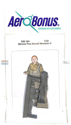ARSAB320184 1:32 AeroBonus Warsaw Pact Aircraft Mechanic Figure C