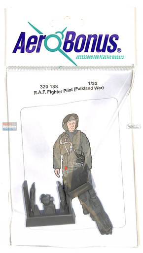 ARSAB320188 1:32 AeroBonus RAF Fighter Pilot Figure Falkland War
