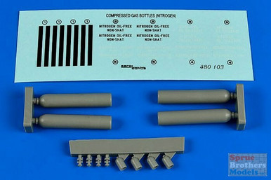 ARSAB480103 1:48 AeroBonus Compressed Gas Bottles (Nitrogen)