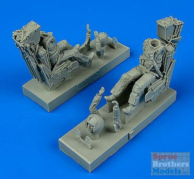 ARSAB480142 1:48 AeroBonus US Navy Pilot & Operator with Ejection Seats for F-14A/B Tomcat