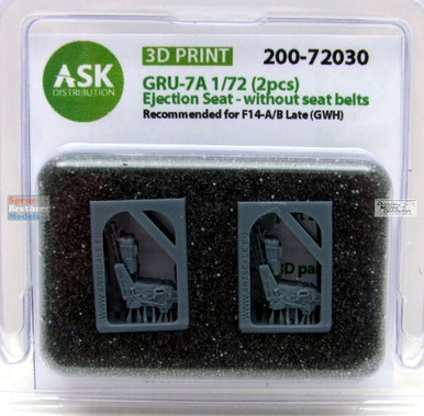 ASKA72030 1:72 ASK/Art Scale GRU-7A Ejection Seats without Seatbelts [for F-14A F-14B Late Tomcat] (GWH kit)