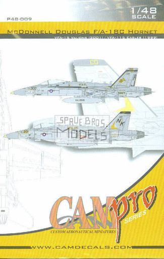 CAMP48009 1:48 CAM Pro Decals - F-18C Hornet VFA-15 / VFA-115 #P48009