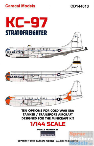 CARCD144013 1:144 Caracal Models Decals - KC-97 Stratofreighter